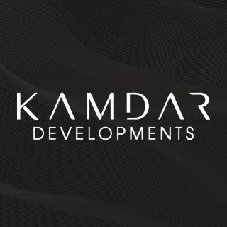 Kamdar Developments logo.