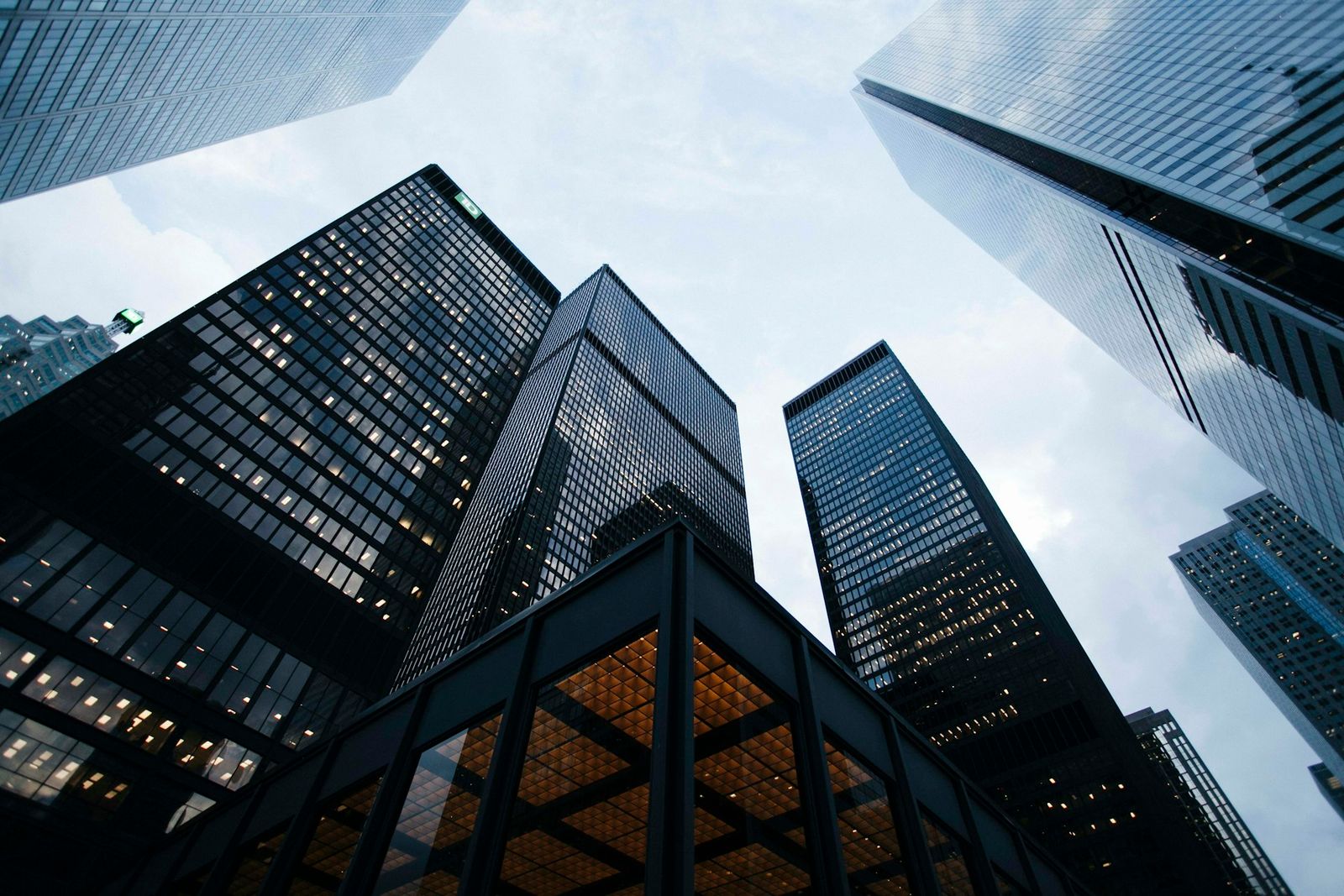 Modern skyscraper exterior