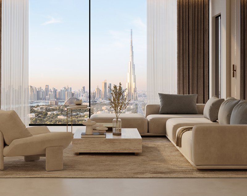 Marina Tower 7 exterior, Dubai Marina.