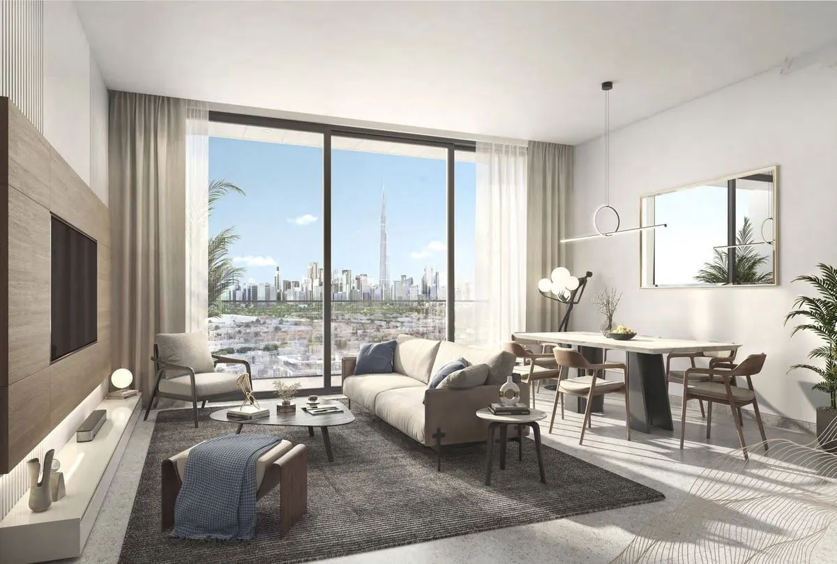 Naya 3 one-bed on the Crystal Lagoon, District One, MBR City, UAE.