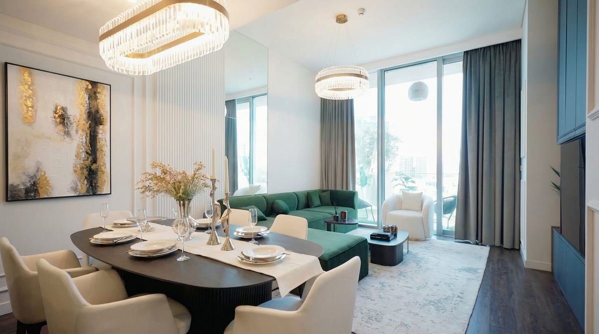 The Grand three-bed residence, Dubai Creek Harbour.