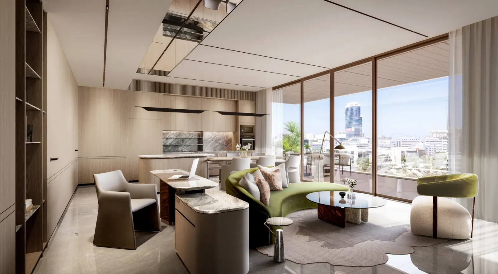 Mas Barsha Residency, Al Barsha 1 — render 3