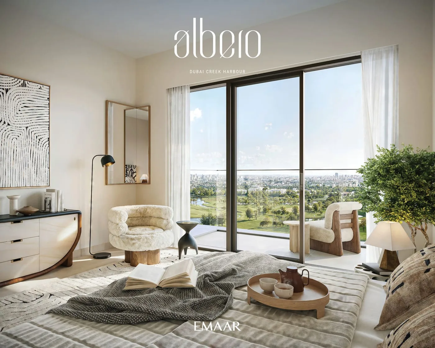 Interior render at Albero.