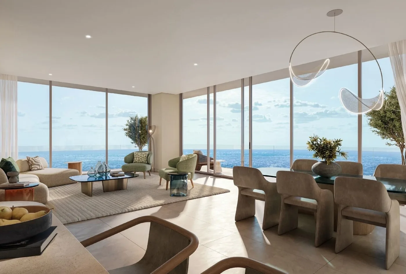 Interior render at Chelsea Residences.