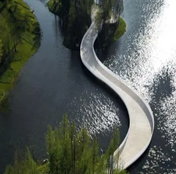 Organic Water Walkways at Damac Bay 2.