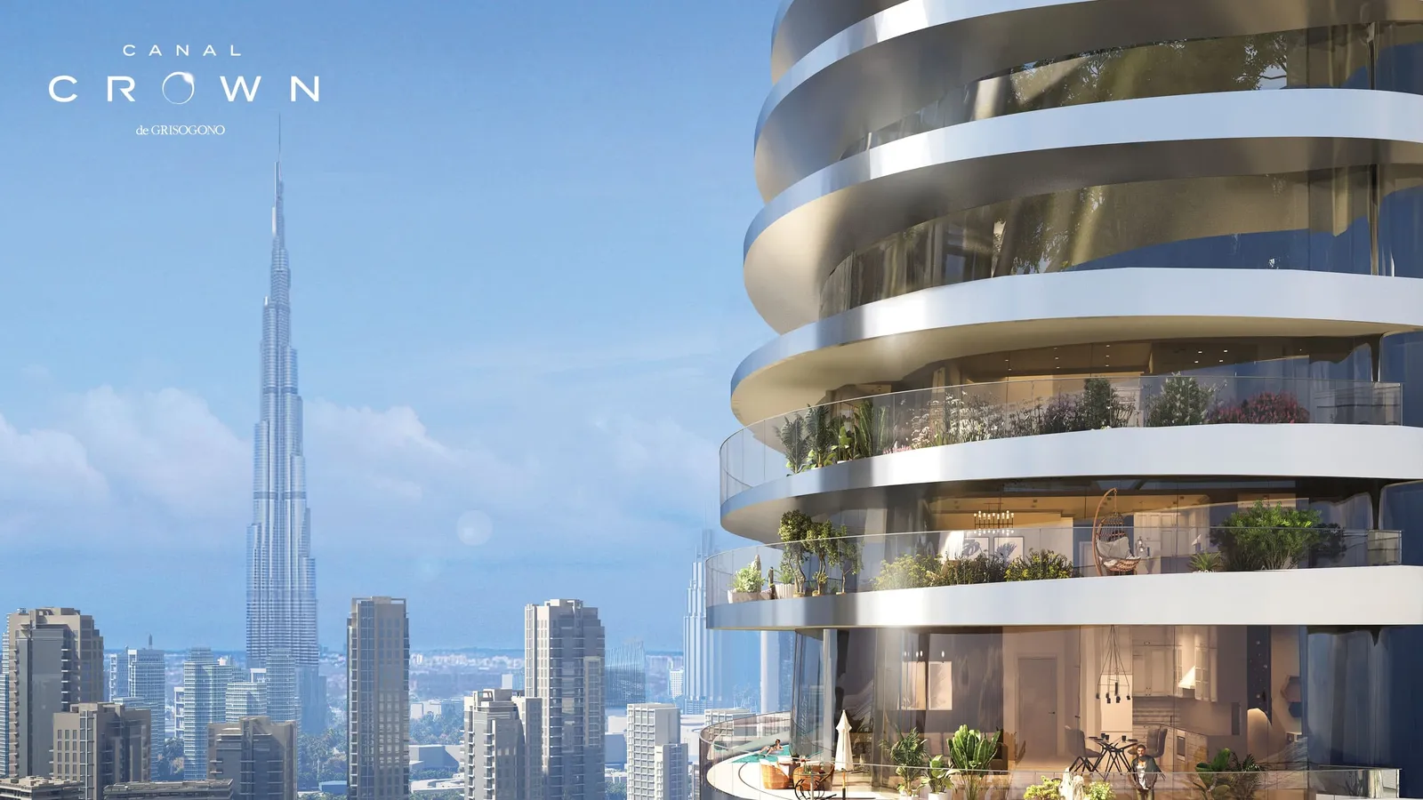 Canal Crown, Business Bay — render 6