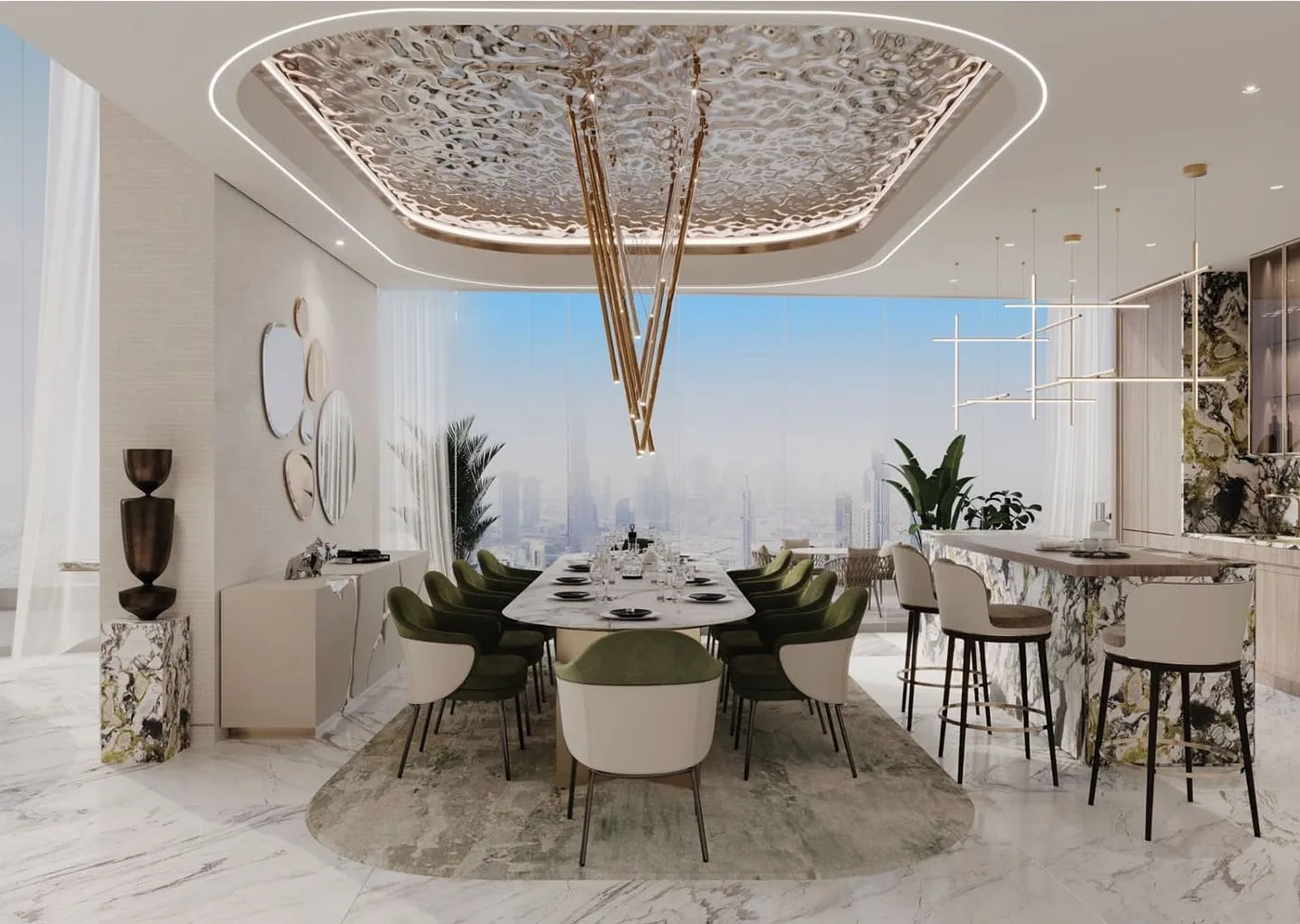Interior render at Canal Crown.