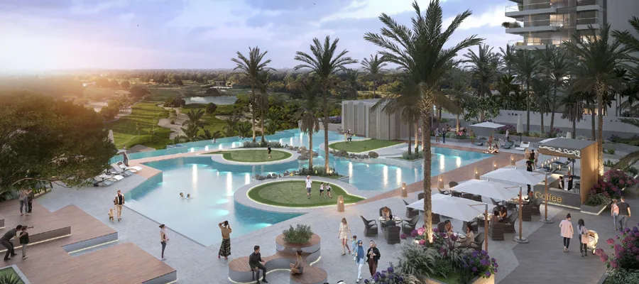 Swimming Pool at Golf Greens.