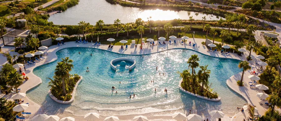 Lagoons at Golf Greens.