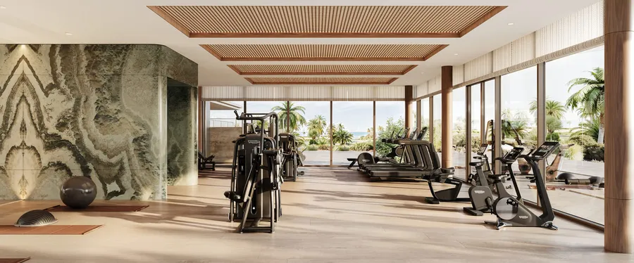 Gym at Solaya.