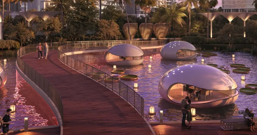Floating Pots at Valencia.