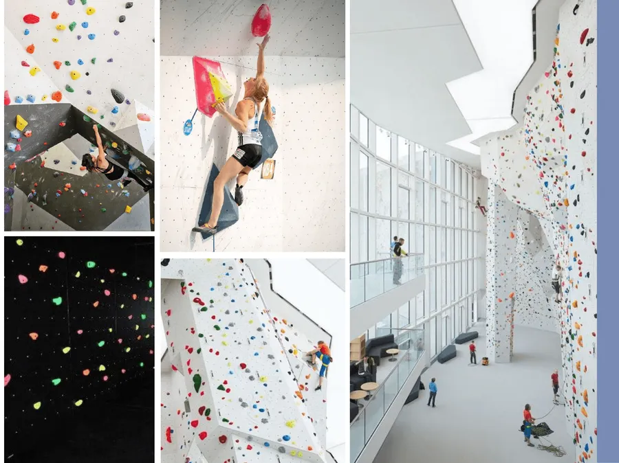Climbing Wall at Volta.
