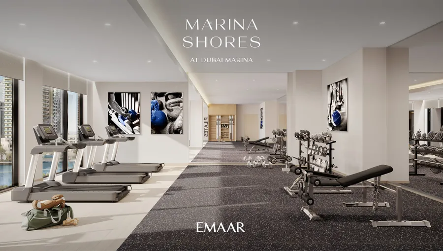 Fully Equipped Gym at Marina Shores.