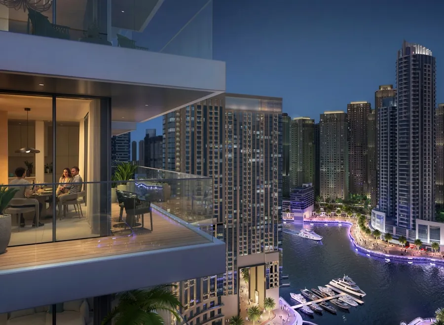 Landscaped Terrace With Panoramic Views at Marina Cove.