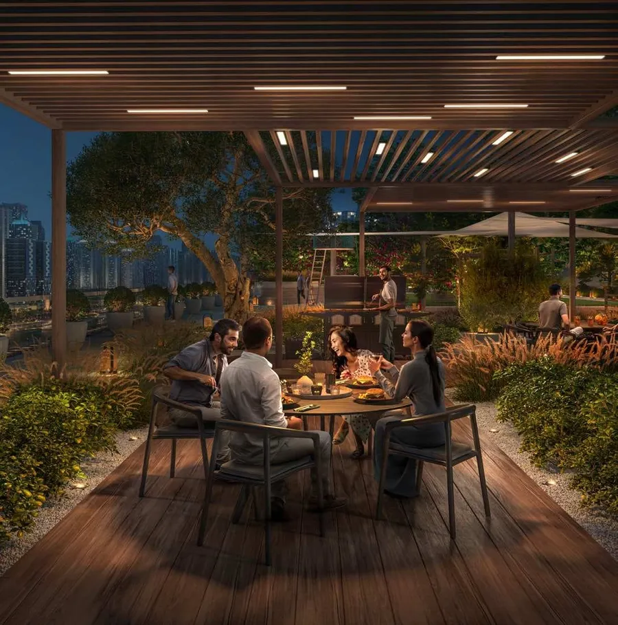 Bbq And Dining Area at Marina Cove.
