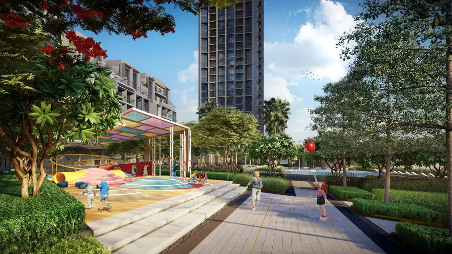 Play Area at Design Quarter.