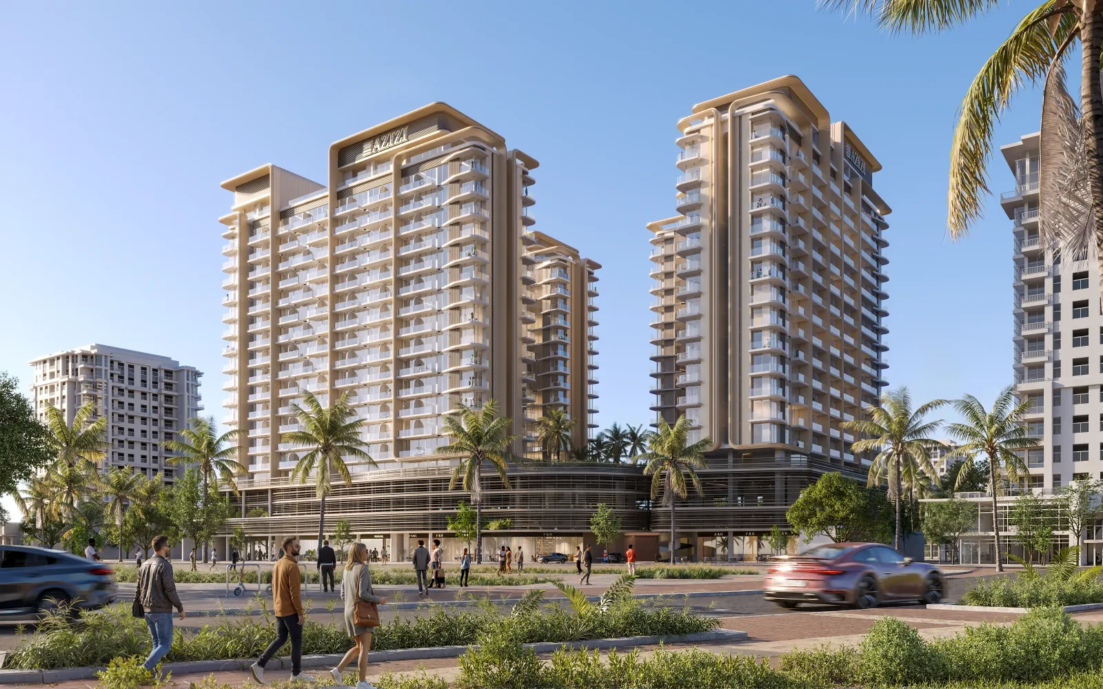 Jaddaf Beach Oasis, Al Jaddaf · render 1