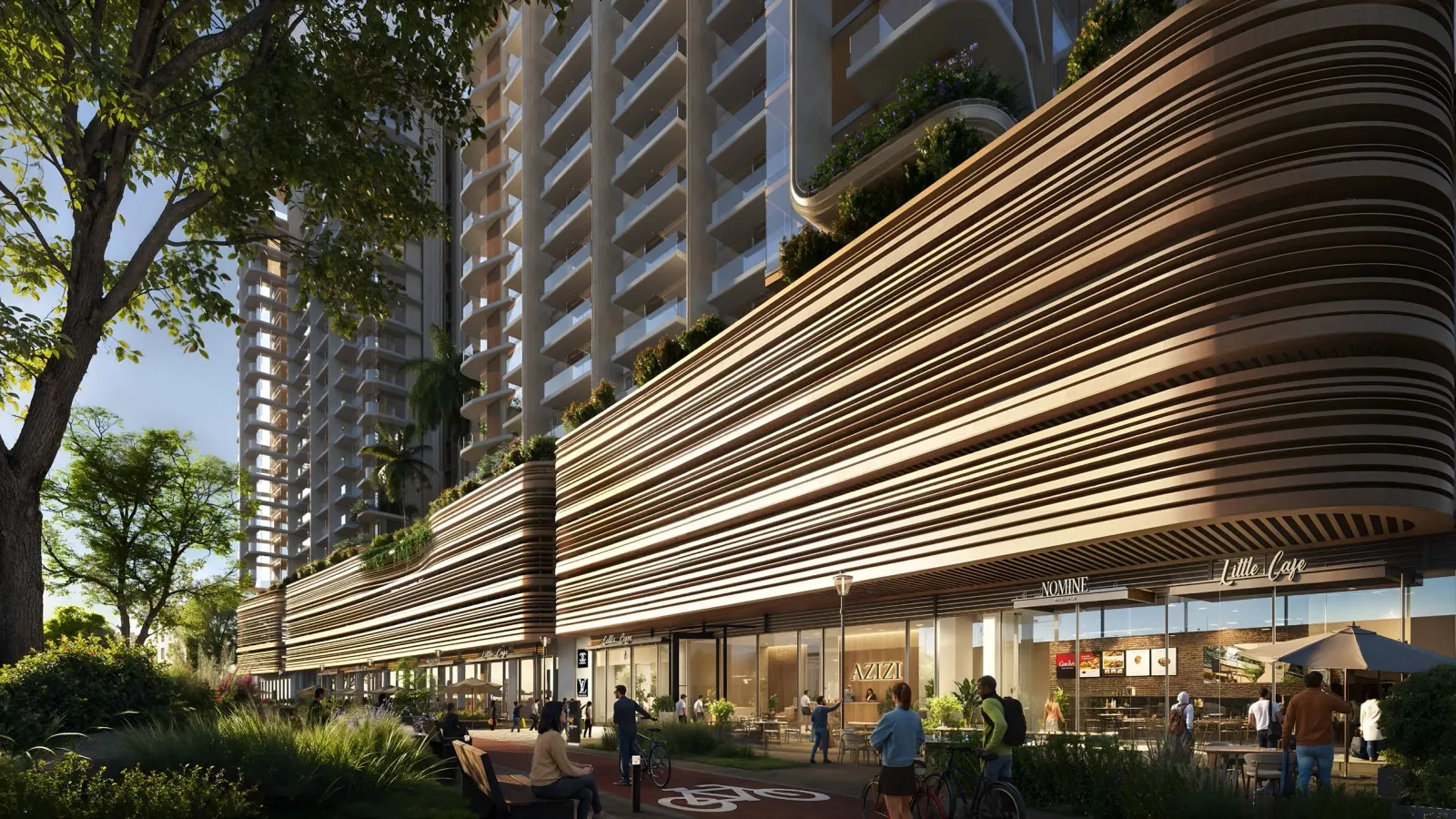 Jaddaf Beach Oasis, Al Jaddaf · render 3