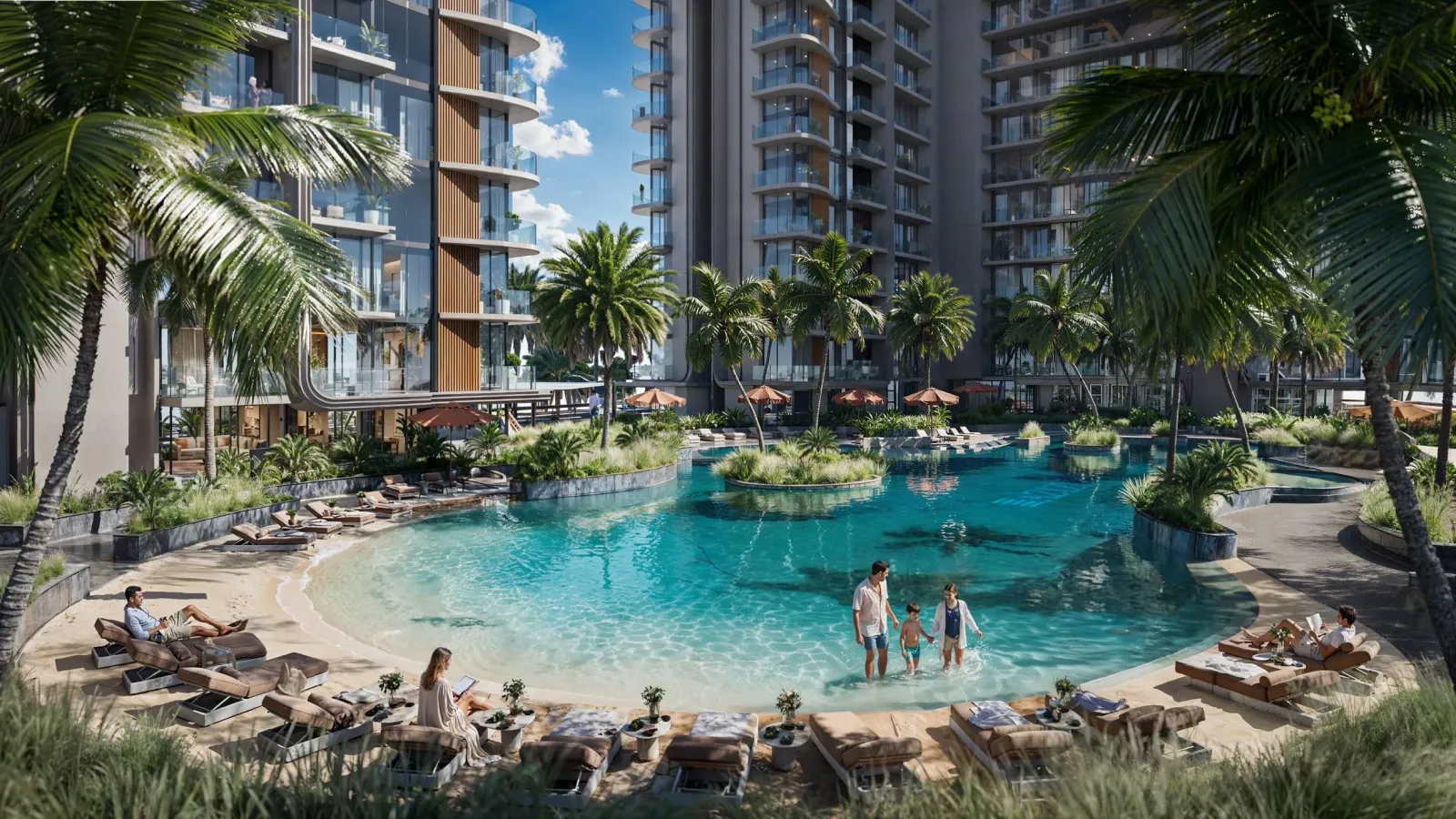 Jaddaf Beach Oasis, Al Jaddaf · render 5