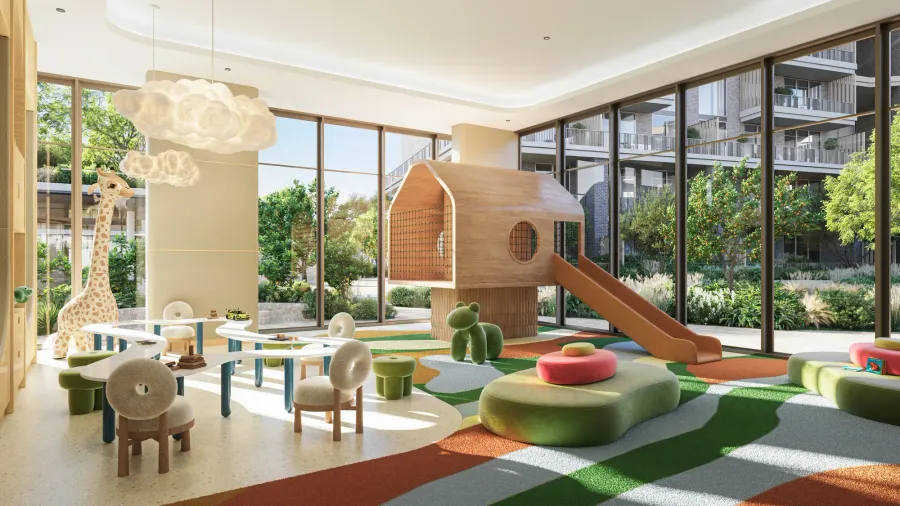 Indoor Kids’ Play Area at Arancia Yards.