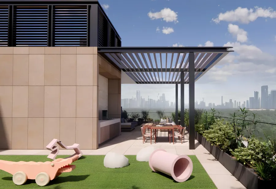Kids’ Play Zones at Binghatti Luxuria.