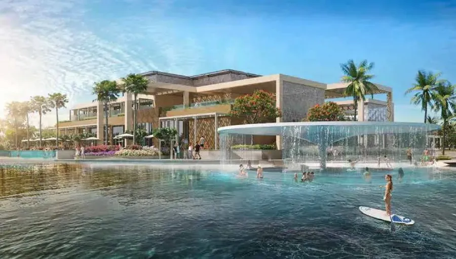 Lagoon Rain Party Zone at Damac Lagoons Views Phase 3.