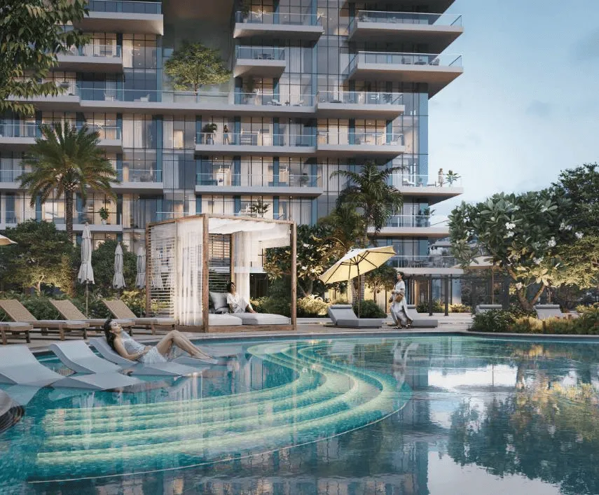 Organic Pool at Damac District.