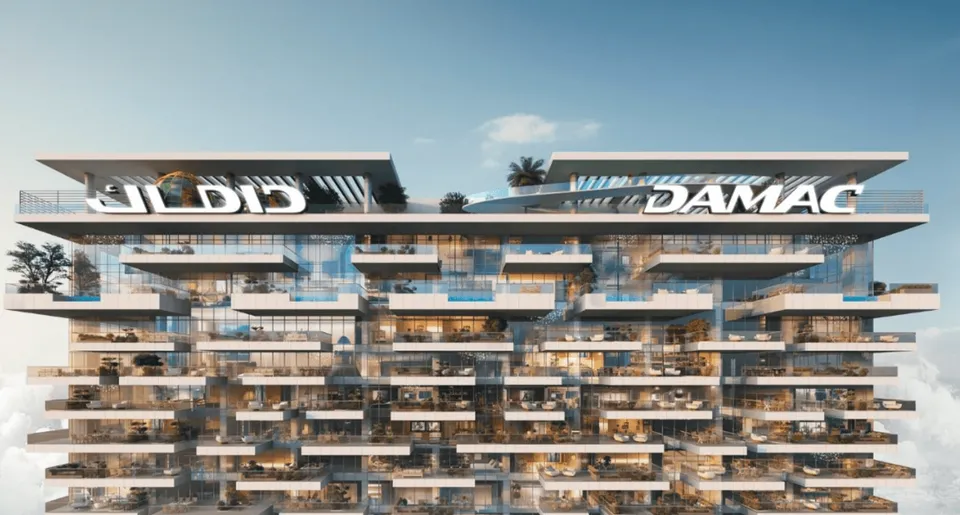 Damac Safa Gate, Sheikh Zayed Road · render 3