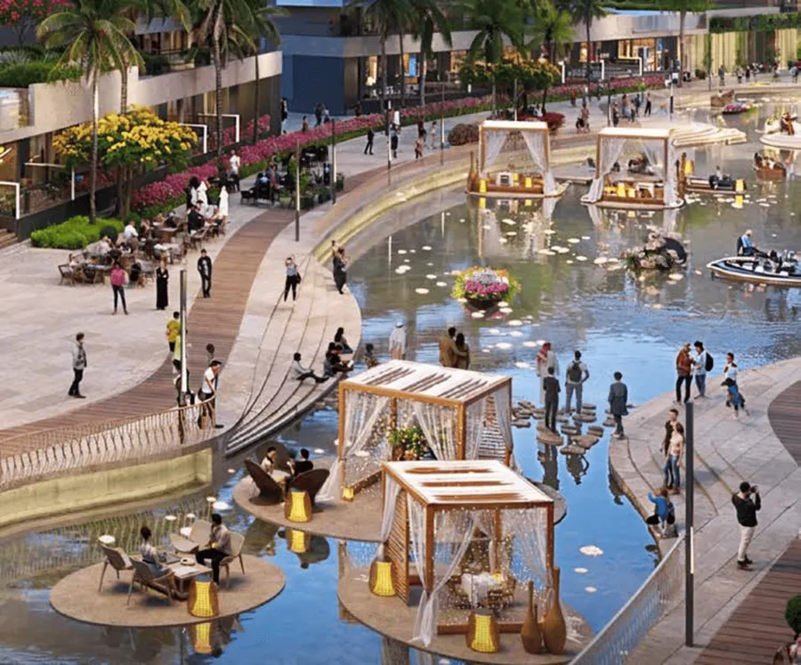 Island Restaurant at Damac Riverside Views.
