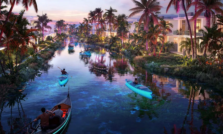 Jungle River at Damac Islands Phase 1 and 2.