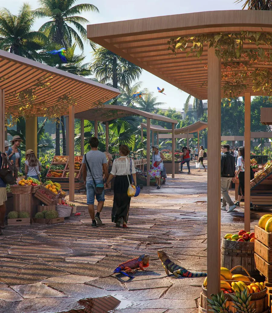 Wildlife Park & Fresh Market at Damac Islands Phase 1 and 2.