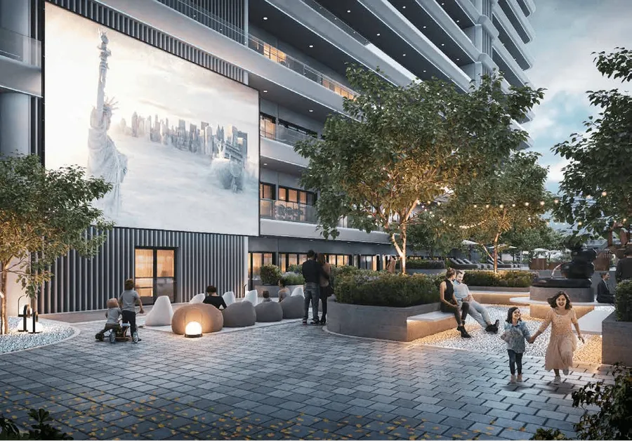 Outdoor Cinema at Elo 2 and 3 Damac.