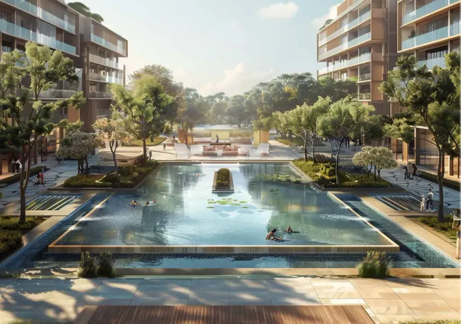 Swimming Pool at Elo Damac.