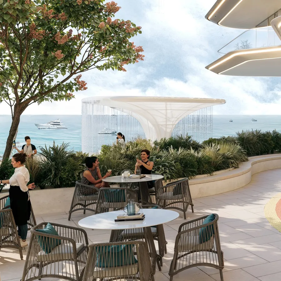 Bbq Area at Breez.