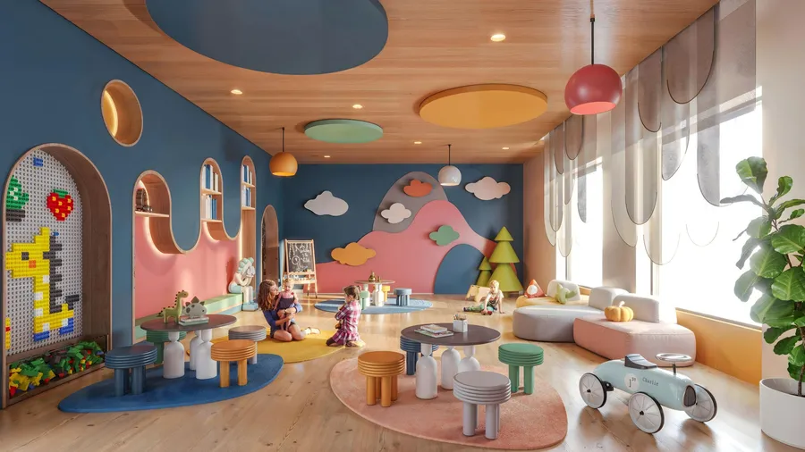 Indoor Kids Play Area at Sparklz.