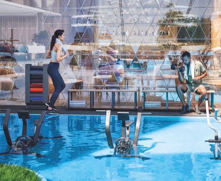 Aquatic Gym at Diamondz.