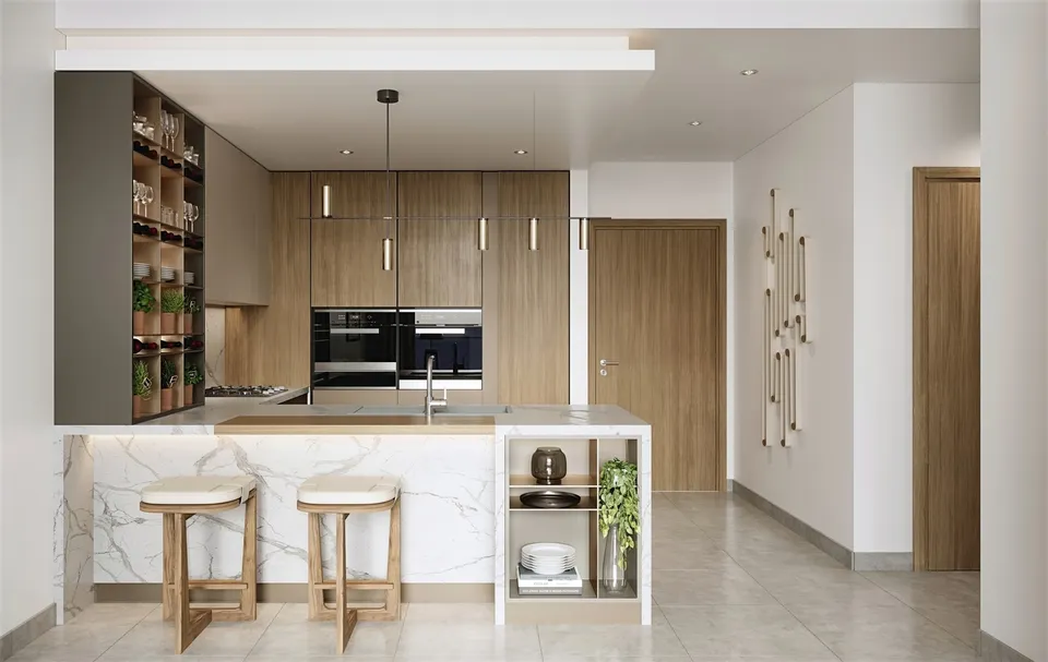 Belgravia Gardens, Dubai Land Residence Complex (DLRC) · render 5