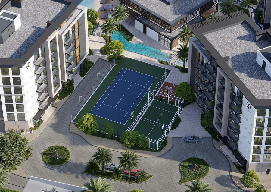 Sports Courts at Belgravia Gardens.