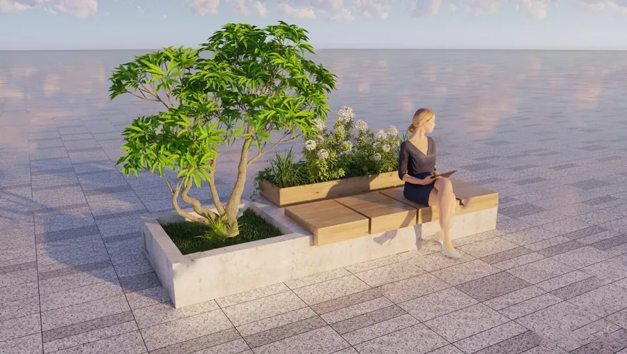 Resting Area at Belgravia Gardens.