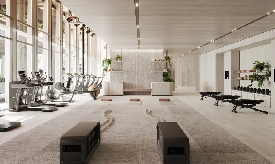 Gym at Playa Del Sol.