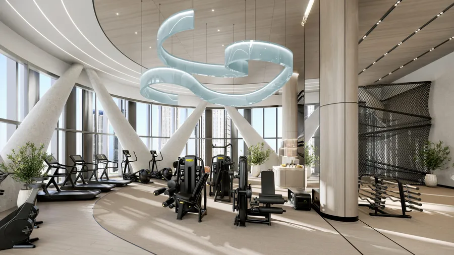 Fitness Studio at One River Point.