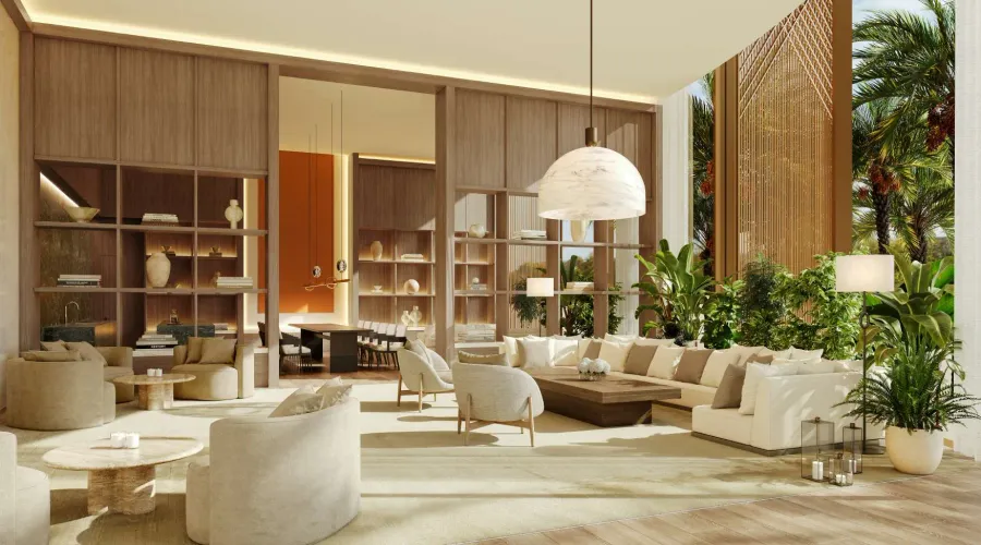 Social Lounges at The Residences at The Dubai Beach EDITION.