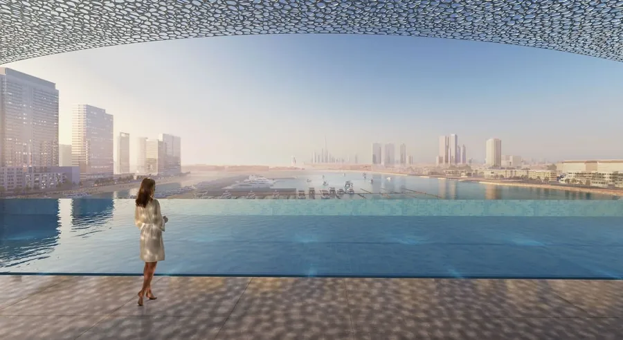 Swimming Pools at Dubai Harbour Residence.