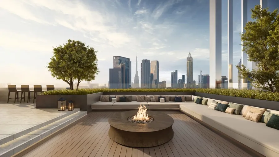 Bbq & Entertainment Area at Jumeirah Residences Emirates Towers.