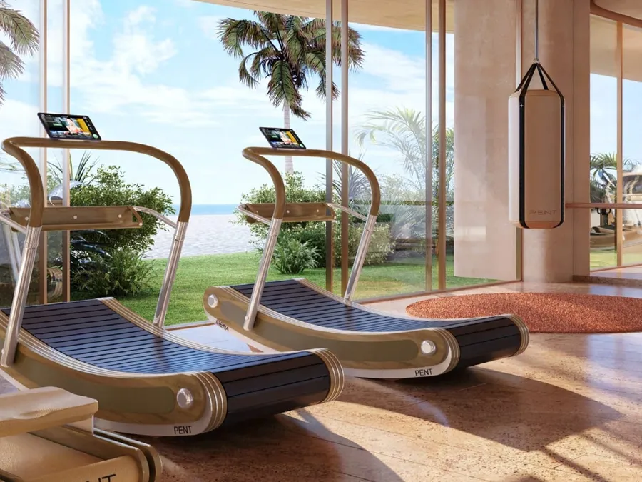 Gym at Jumeirah Asora Bay.