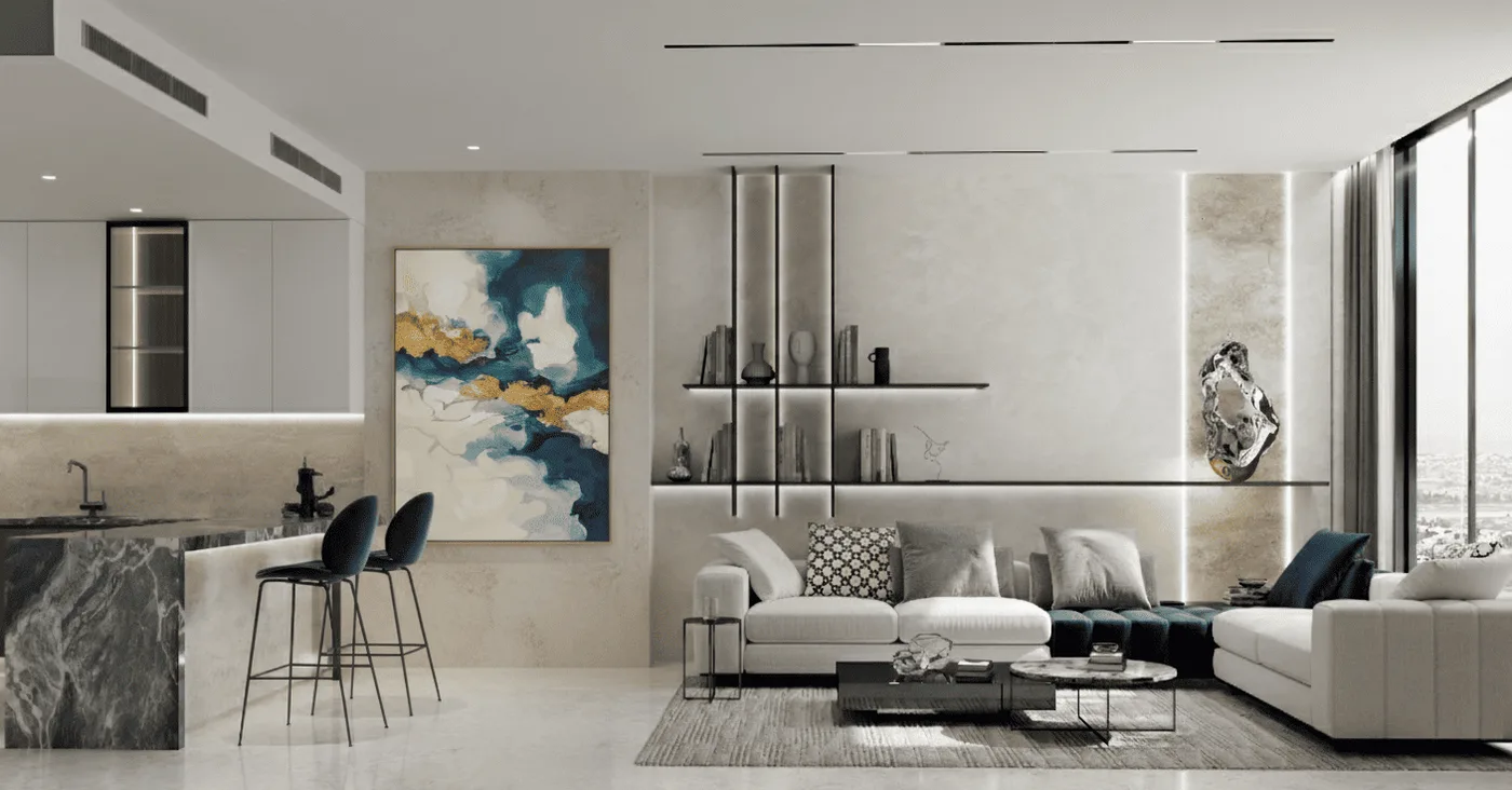 Interior render at Samana Hills South 3.