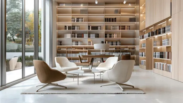 Library at Samana Imperial Garden.