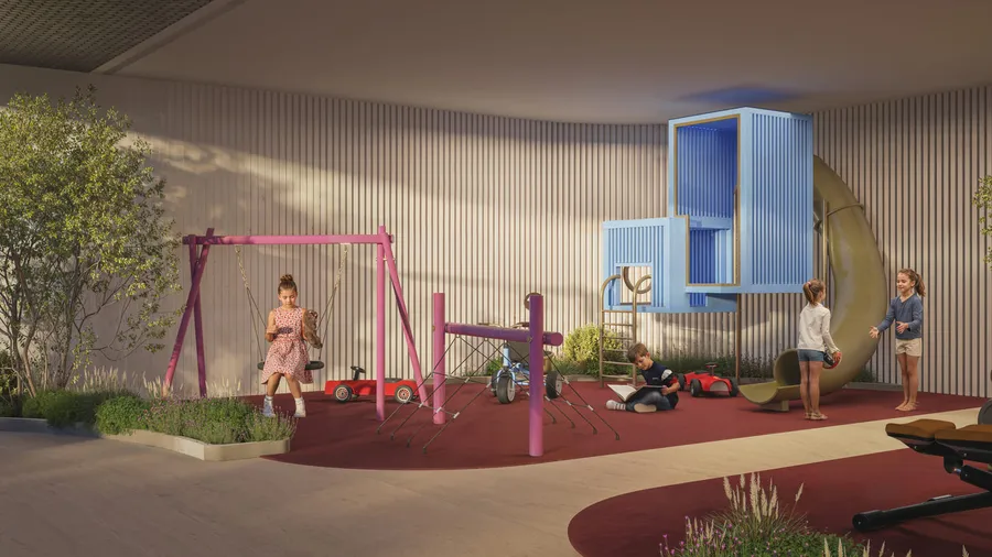 Kids’ Play Area at Samana Parkville.