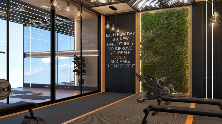 Gym at Samana Ibiza.