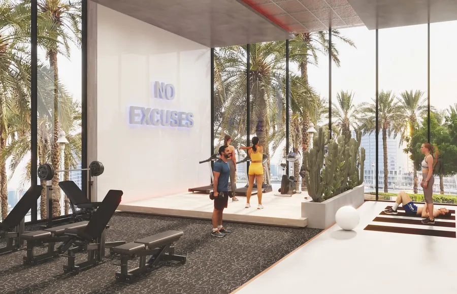 Fitness Center at Ocean Pearl 1 and 2.